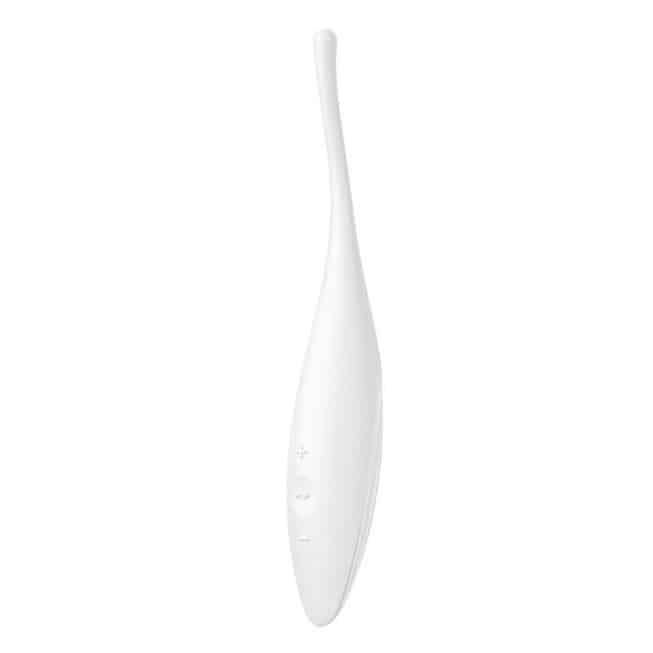 Satisfyer Twirling Joy Trắng App Rung G Siêu Phê