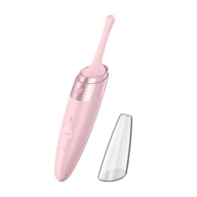 Satisfyer Twirling Delight 16cm Hồng Quay Tròn Điểm G Thăng Hoa