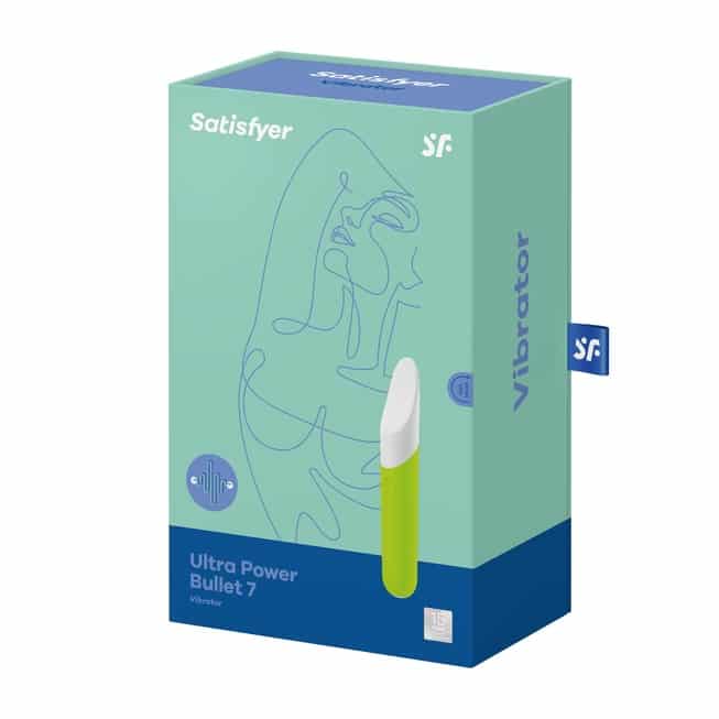 Satisfyer Ultra Power Bullet 7 Xanh Sạc 13.5cm