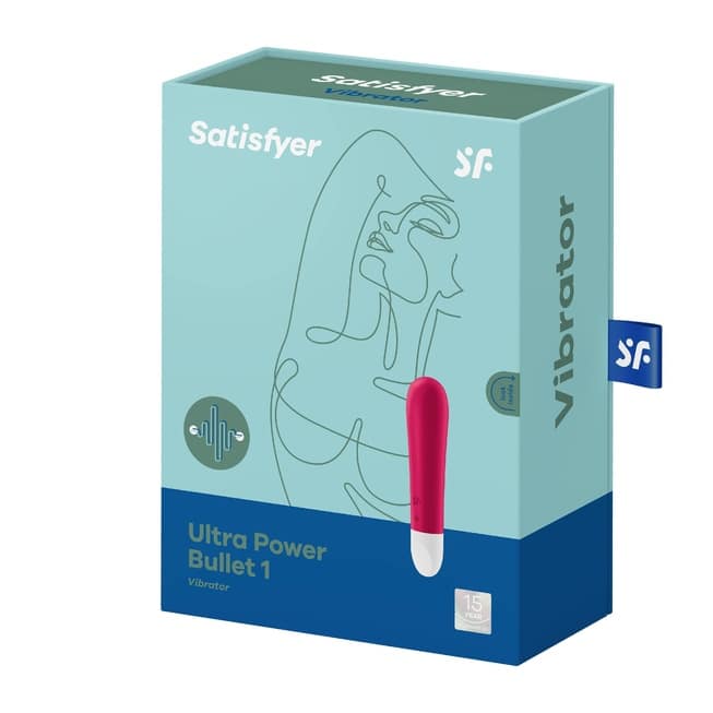 Satisfyer Bullet 1 Rung Đỏ Siêu Mạnh Pin Sạc Đa Tốc
