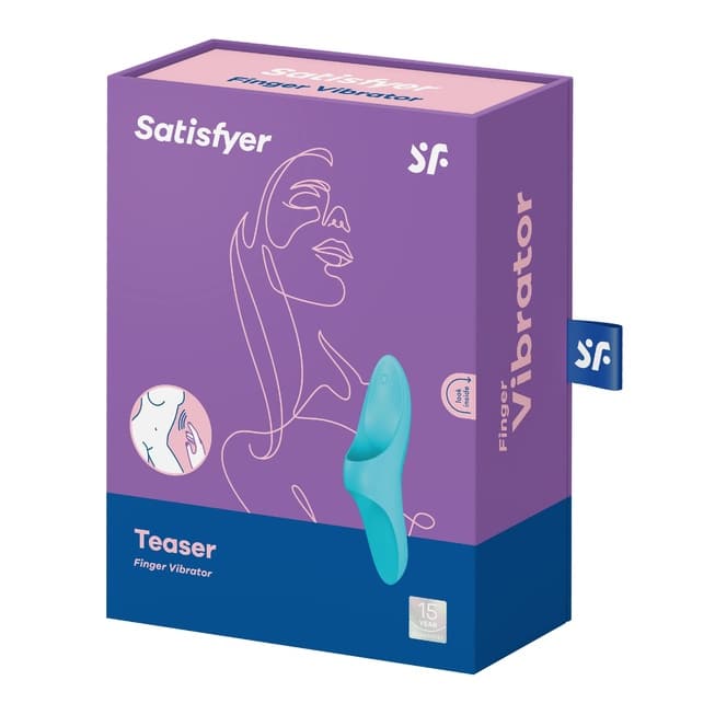 Vibrô ngón Satisfyer Teaser xanh ngọc kích thích