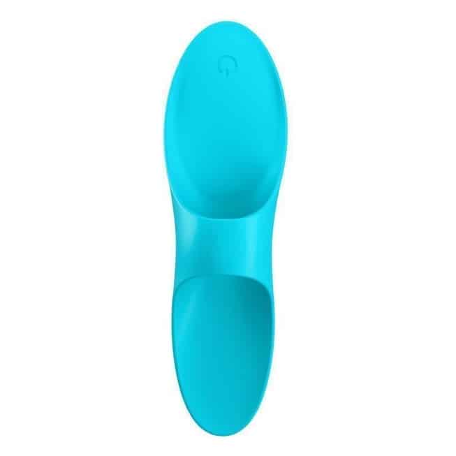 Vibrô ngón Satisfyer Teaser xanh ngọc kích thích