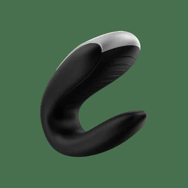 Satisfyer Double Fun vibrator đôi đen điều khiển