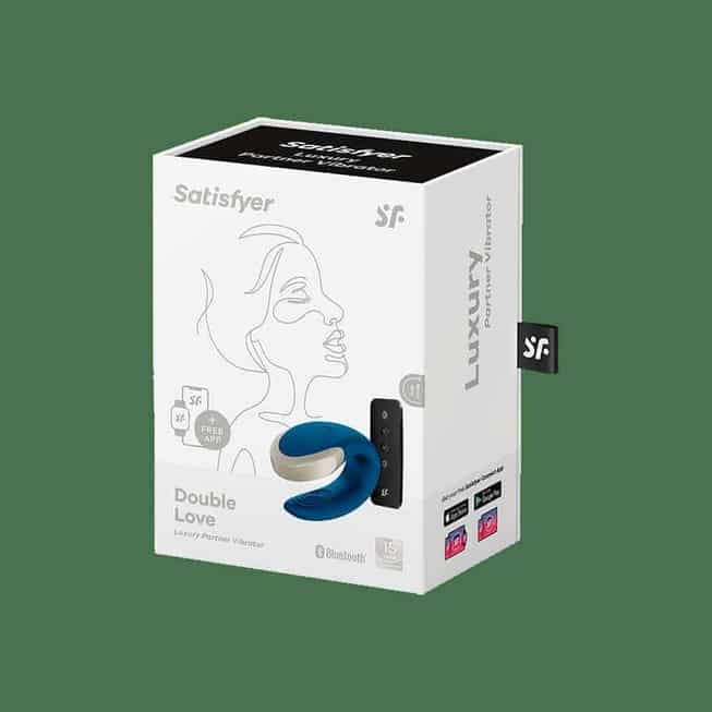 Satisfyer Double Love Xanh Remote Cặp Đôi