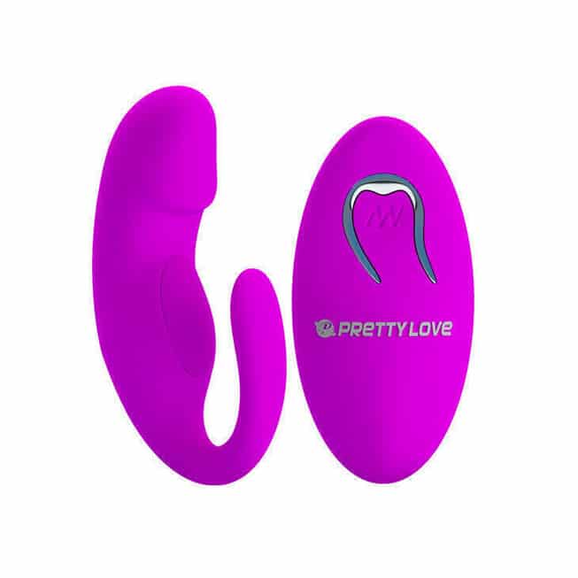 Pretty Love couple remote fuchsia rung đôi 9.7cm