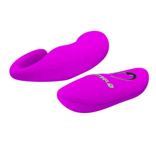 Pretty Love couple remote fuchsia rung đôi 9.7cm hâm nóng cặp đôi