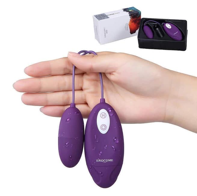 Erocom Lyra Solo Tím Vibroegg Remote Rung Đa Dạng