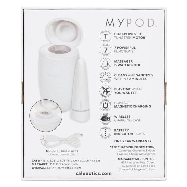 CalExotics My Pod mini vibro trắng khử trùng tiện lợi