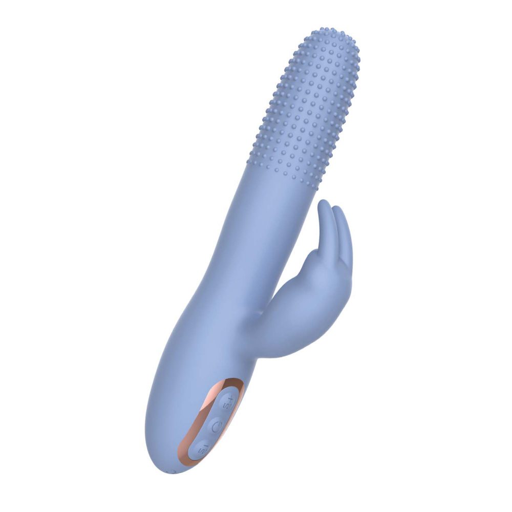Utopia Nasstoys Rabbit Tím 21cm Rung Điểm Đậm