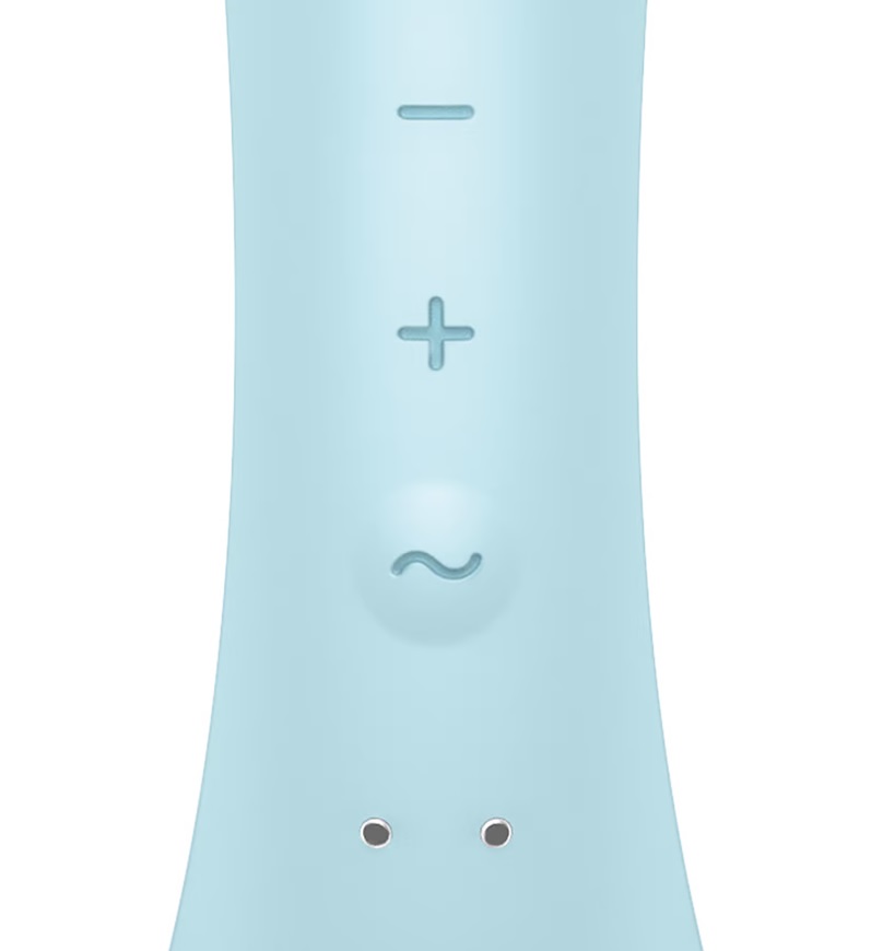 Satisfyer Thỏ Ba Kích Xanh Nhạt 23.8cm