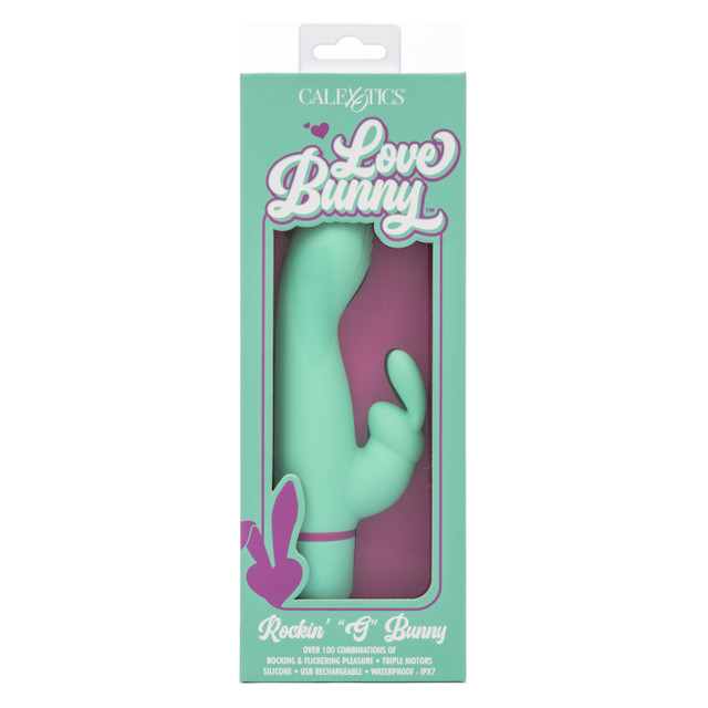 Thỏ G-spot CEN Love Bunny xanh 19cm rung mạnh Mỹ
