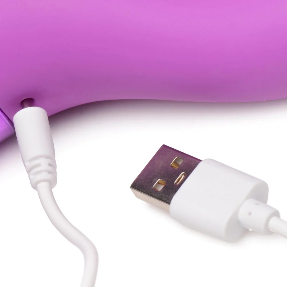 Bang! Vibrator Thỏ Ba Đầu Tím Siêu Đỉnh