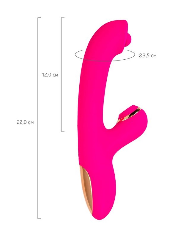 JOS Rolli Ball Rabbit Vibe Hồng 3.5cm Quay Lăn Sướng Điên