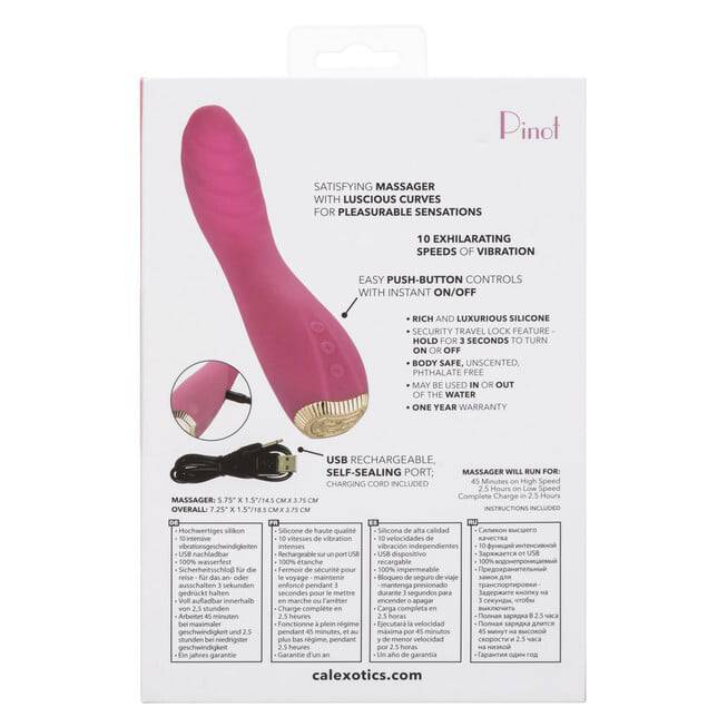 Vibrator G-Spot Uncorked Pinot Hồng Mịn Màng