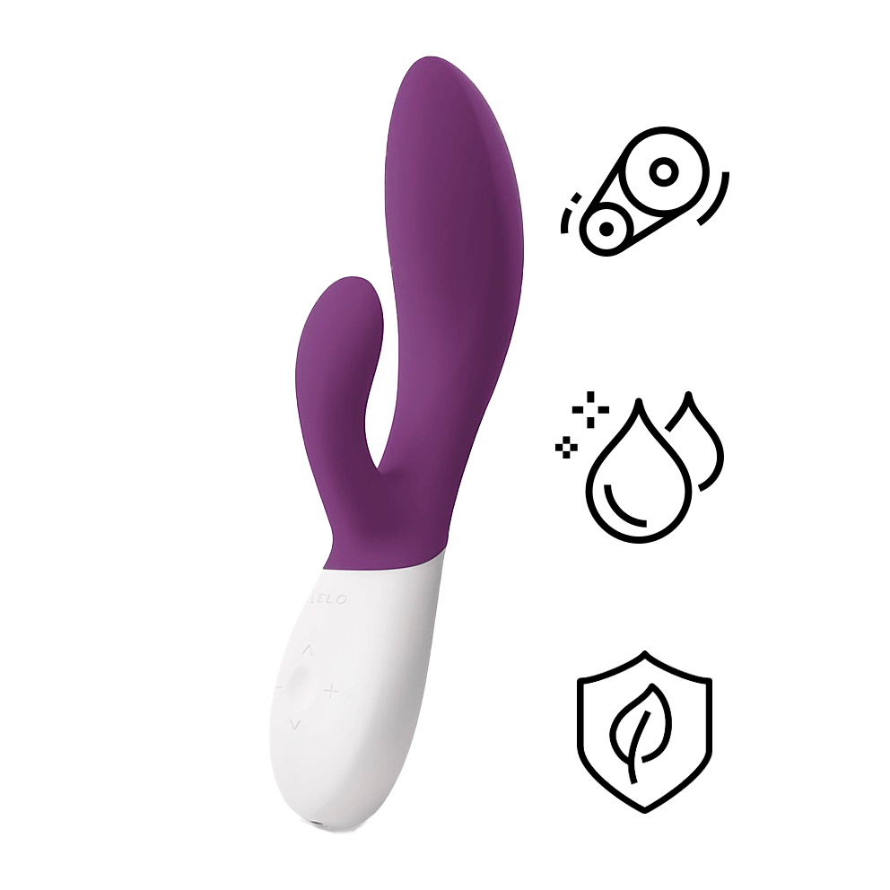 Lelo Ina Wave 2 G-spot Clit Tím WaveMotion