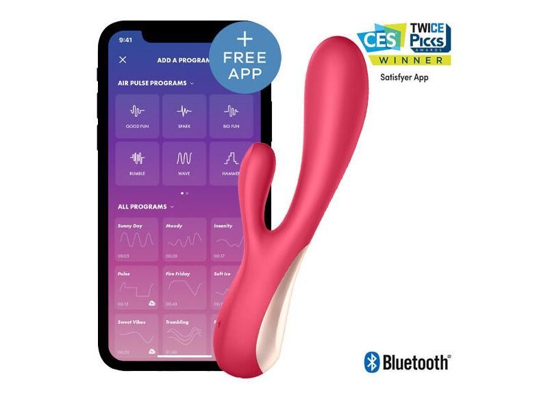 Satisfyer Mono Flex Rabbit Đỏ Linh Hoạt 2 Motor
