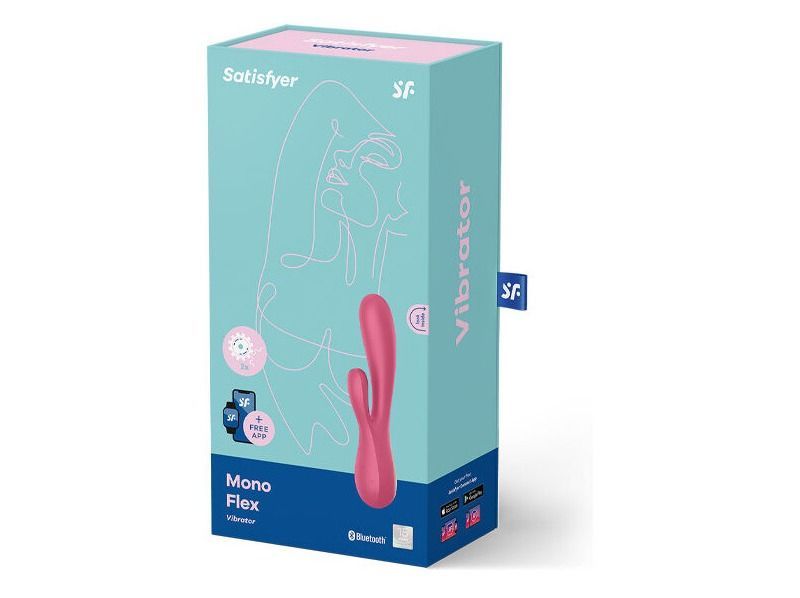 Satisfyer Mono Flex Rabbit Đỏ Linh Hoạt 2 Motor
