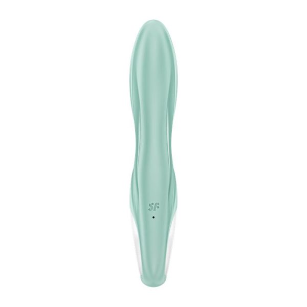 Satisfyer Air Pump Bunny 5 Xanh Rung Thỏ Bơm Đỉnh