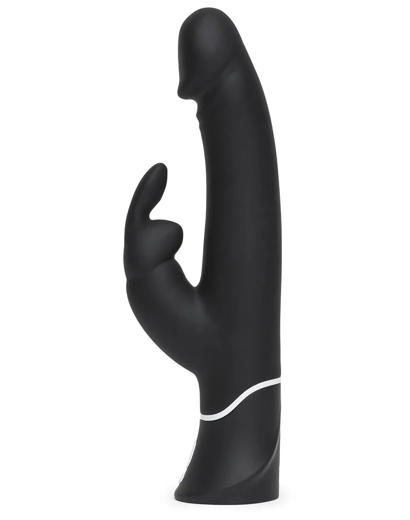 Happy Rabbit G-Spot Rung Đen 25cm Rabbit Siêu Mạnh