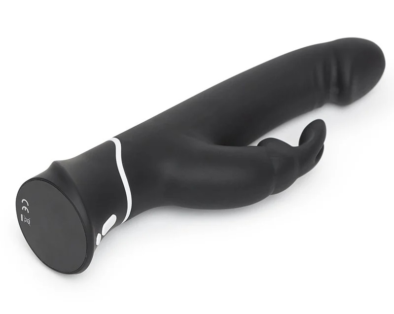 Happy Rabbit G-Spot Rung Đen 25cm Rabbit Siêu Mạnh