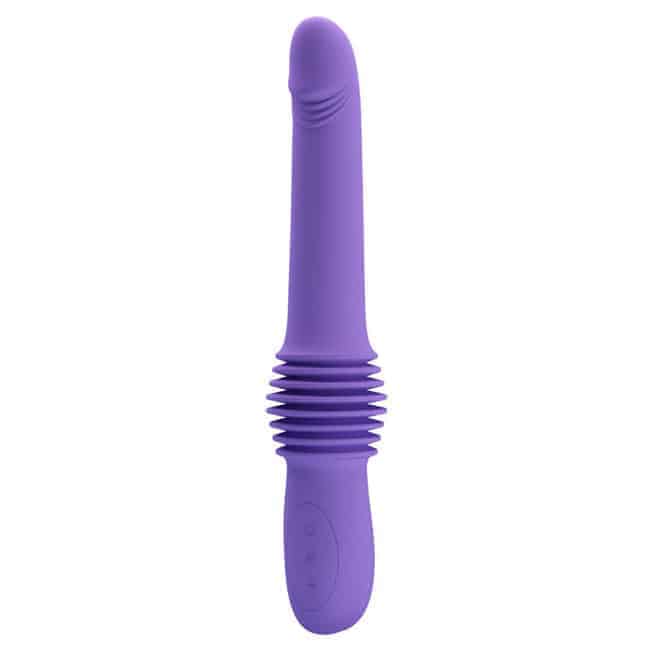 Pretty Love Pazuzu Friction Thrusting Vibrator Purple Silicone Deep Thrust