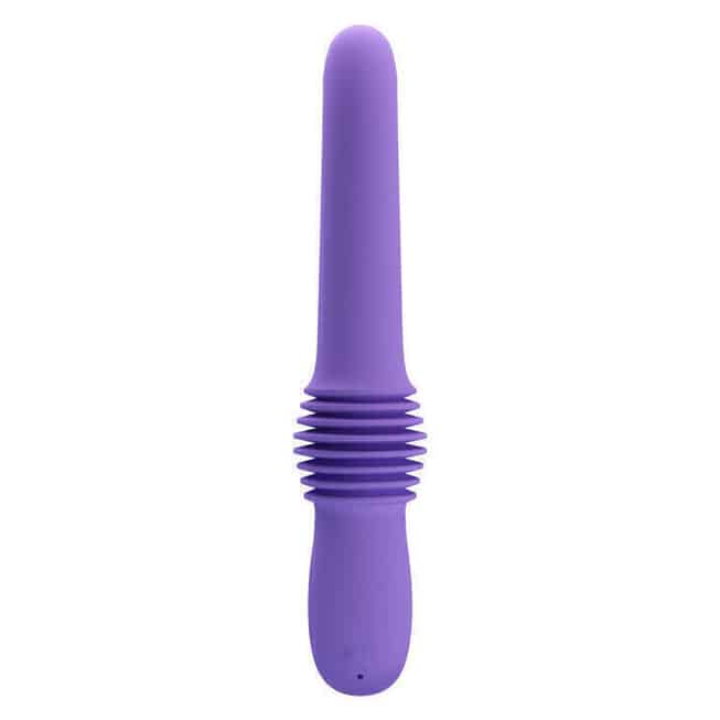 Pretty Love Pazuzu Friction Thrusting Vibrator Purple Silicone Deep Thrust