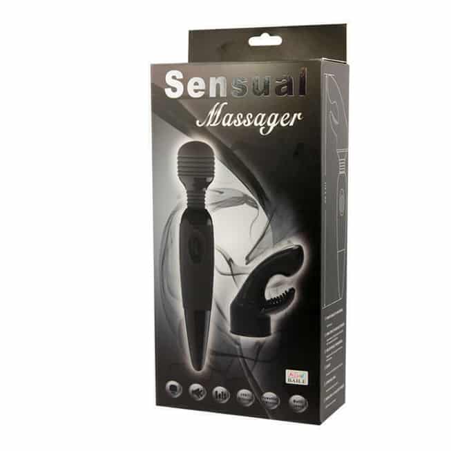 Baile Sensual vibro massage đen đa năng