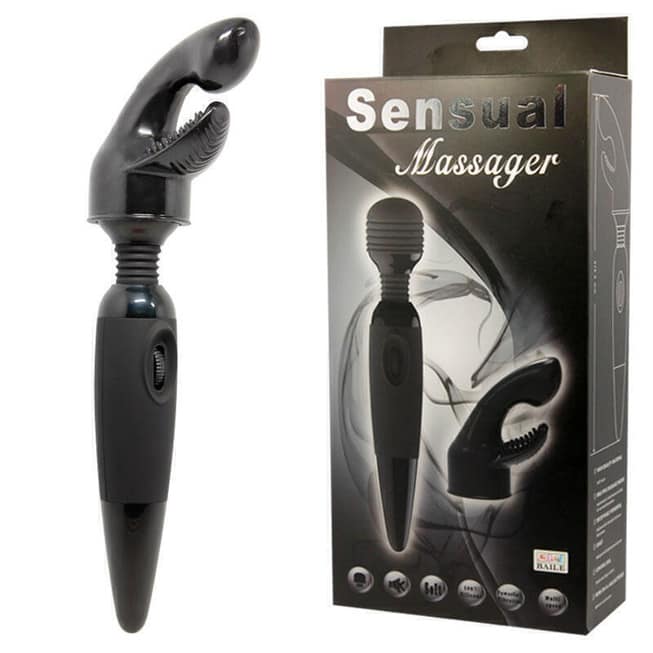 Baile Sensual vibro massage đen đa năng