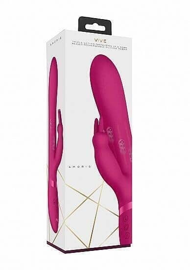 Shots Amoris Rabbit Rung Hồng 23cm Đa Năng Sang Trọng