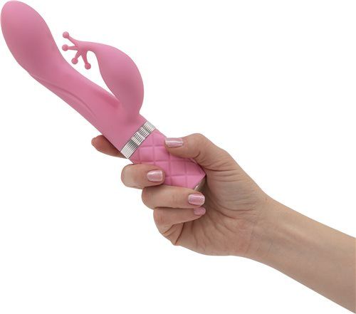 Pillow Talk Kinky thỏ rung hồng 21cm đa tốc sướng