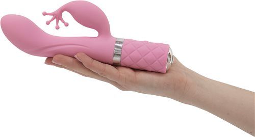 Pillow Talk Kinky thỏ rung hồng 21cm đa tốc sướng