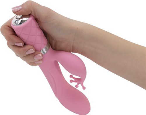 Pillow Talk Kinky thỏ rung hồng 21cm đa tốc sướng