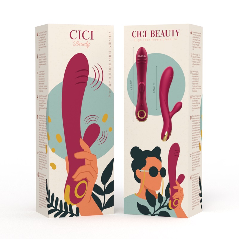 Cici Beauty Rabbit Vibe 25cm Silicone Tây Ban Nha Cao Cấp
