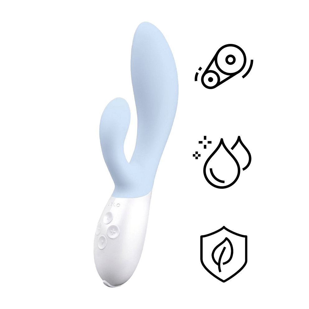 Lelo Ina 3 Massage Gậy Xanh Nhạt Rung Mạnh G Siêu Sướng