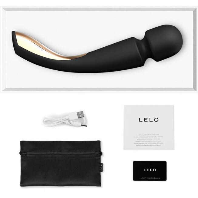 Lelo Smart Wand 2 Large Đen Massage Mạnh 30cm Đỉnh Cao