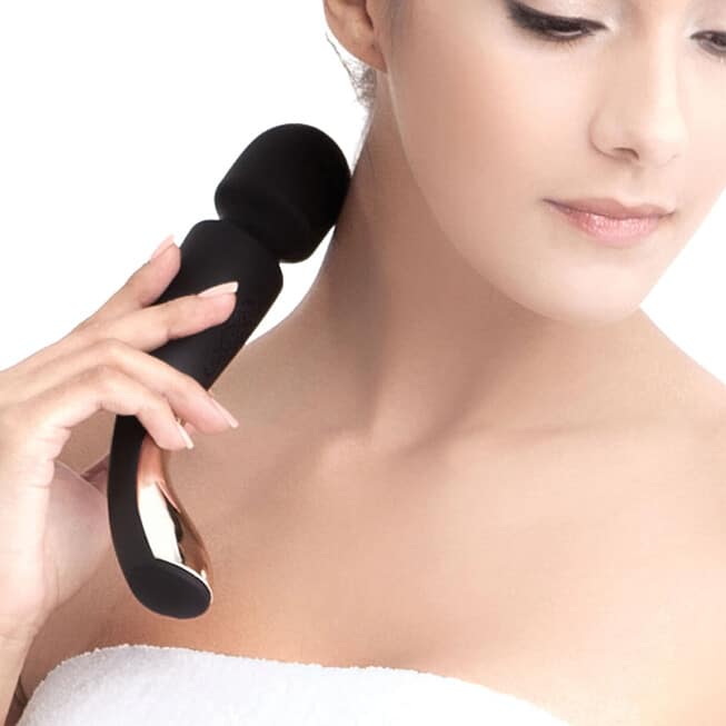 Lelo Smart Wand 2 Large Đen Massage Mạnh 30cm Đỉnh Cao