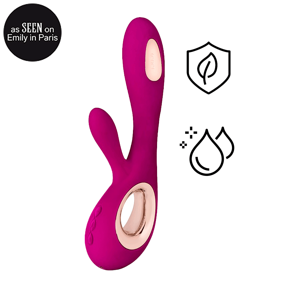 Lelo Soraya Wave Rabbit Gầy Hồng 11cm