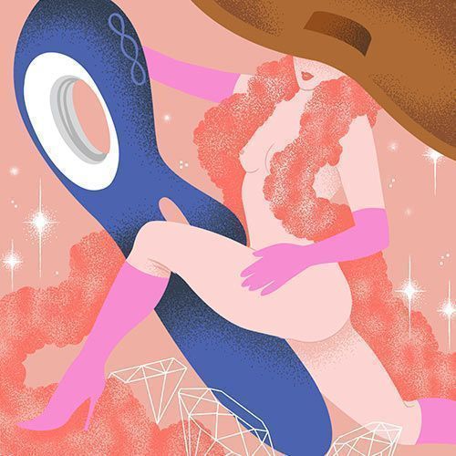 Lelo Soraya Wave Rabbit Gầy Hồng 11cm