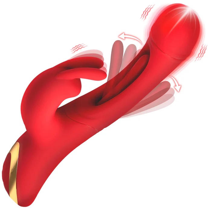 Inmi thỏ rung G-point clitoris đỏ dài 24cm
