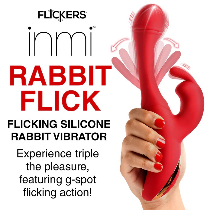 Inmi thỏ rung G-point clitoris đỏ dài 24cm