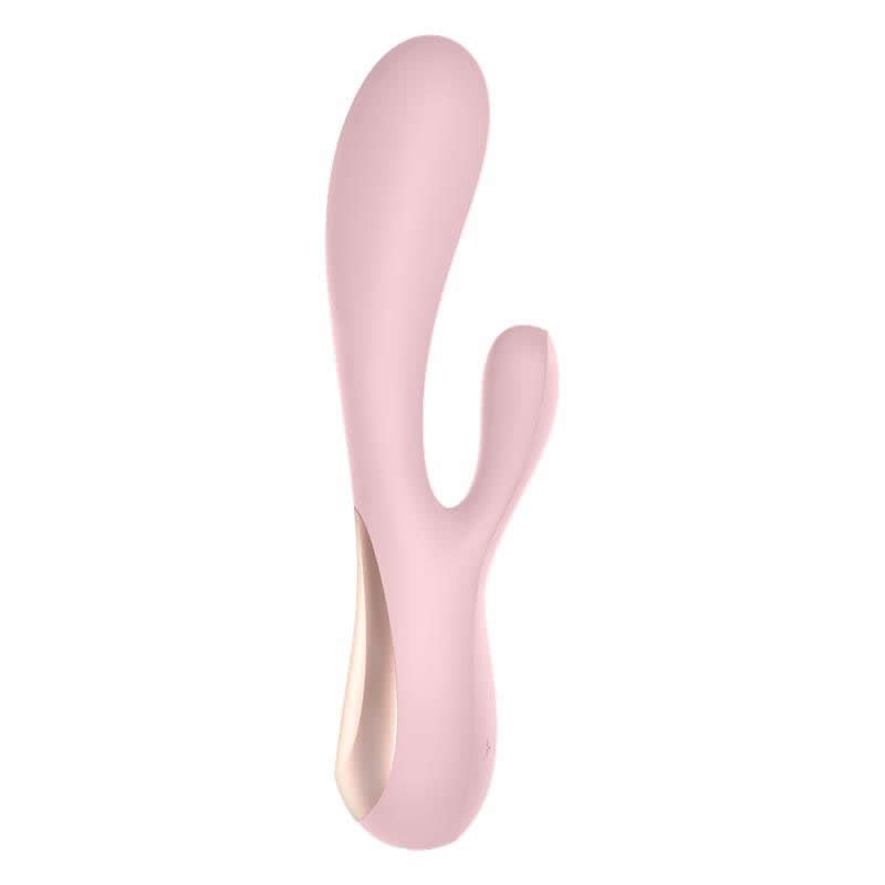 Satisfyer Mono Flex Rabbit 20cm Hồng Rung đôi