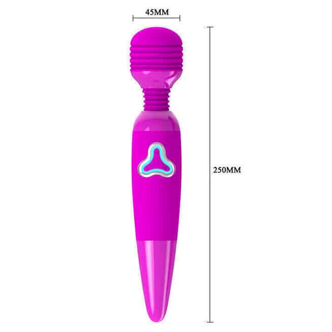 Pretty Love Flirtatious Wand Fucsia Rung Mạnh Chống Nước