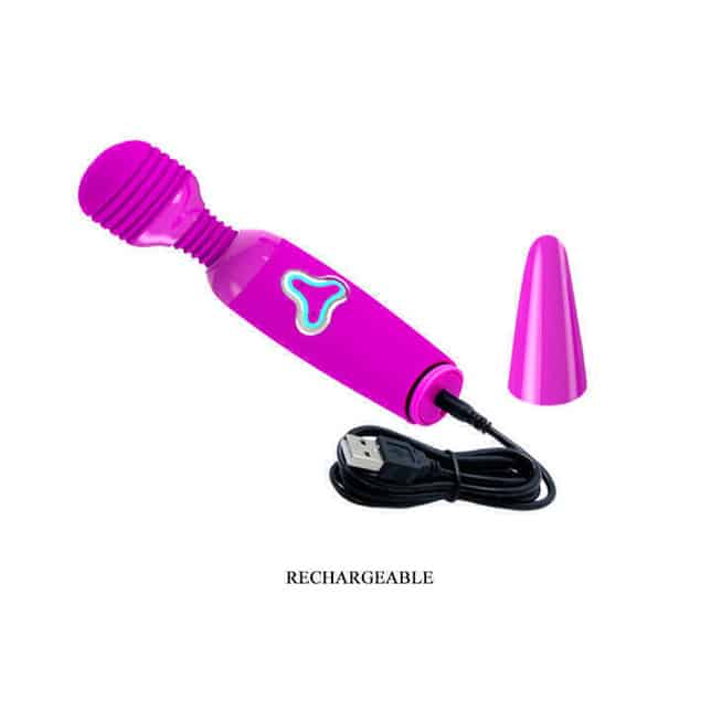 Pretty Love Flirtatious Wand Fucsia Rung Mạnh Chống Nước