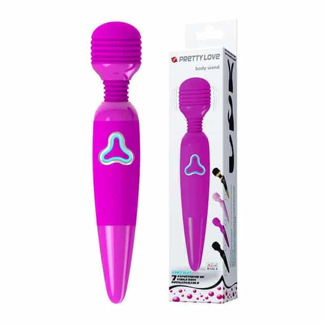 Pretty Love Flirtatious Wand Fucsia Rung Mạnh Chống Nước
