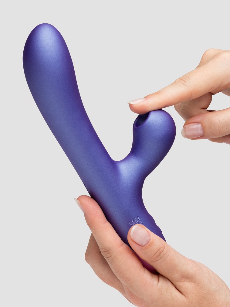 Rabbit Romp Pulse Tím Hút G Spot Khoái Lạc Kép