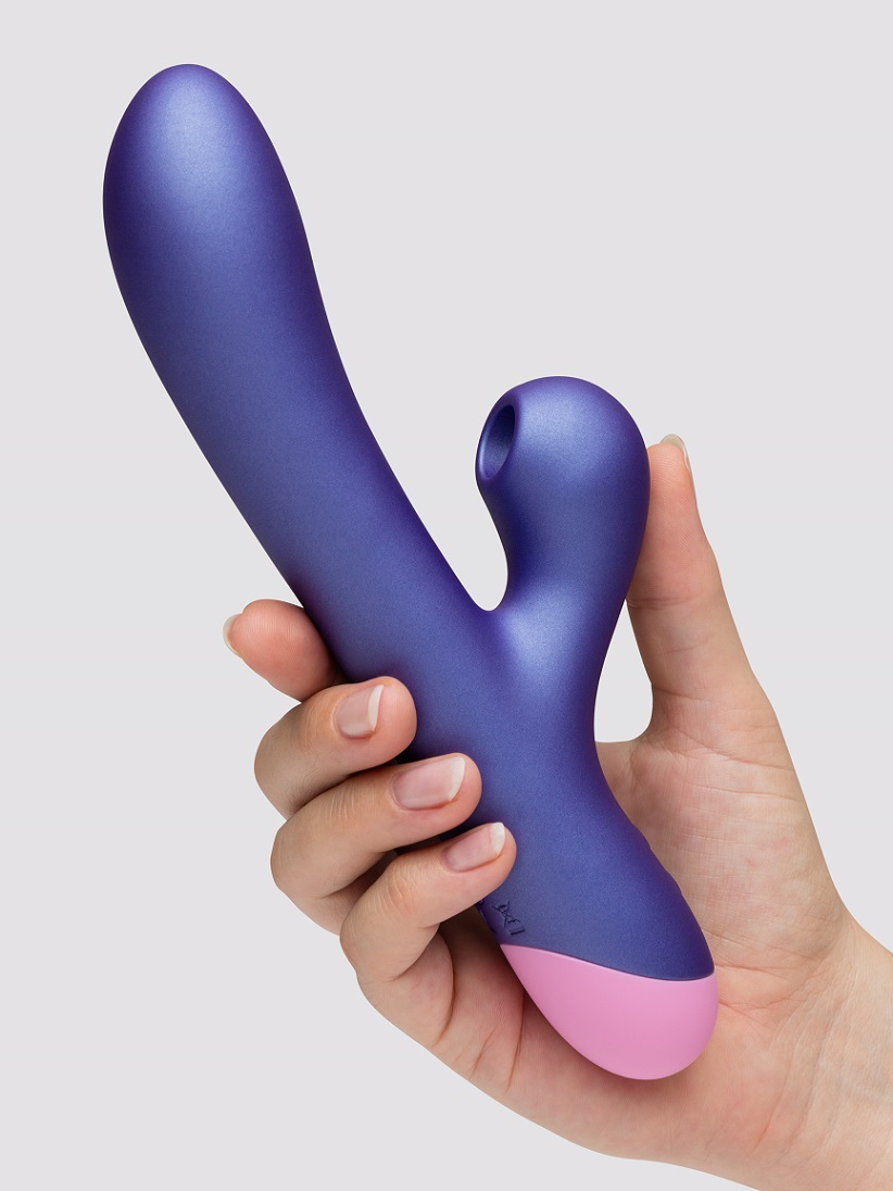 Rabbit Romp Pulse Tím Hút G Spot Khoái Lạc Kép