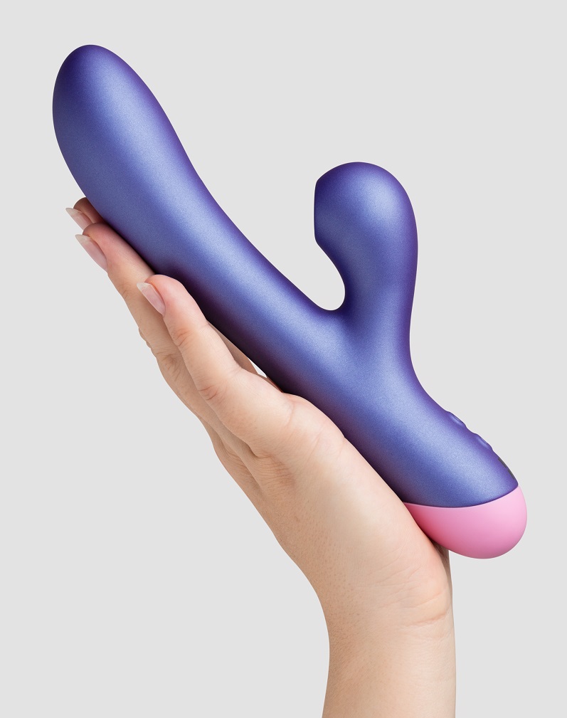 Rabbit Romp Pulse Tím Hút G Spot Khoái Lạc Kép