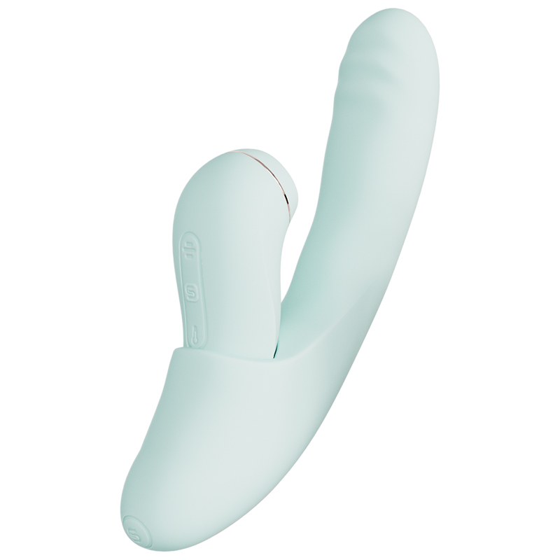 SVAKOM Fatima Thỏ Hút Remote Xanh Ngọc Siêu Phê