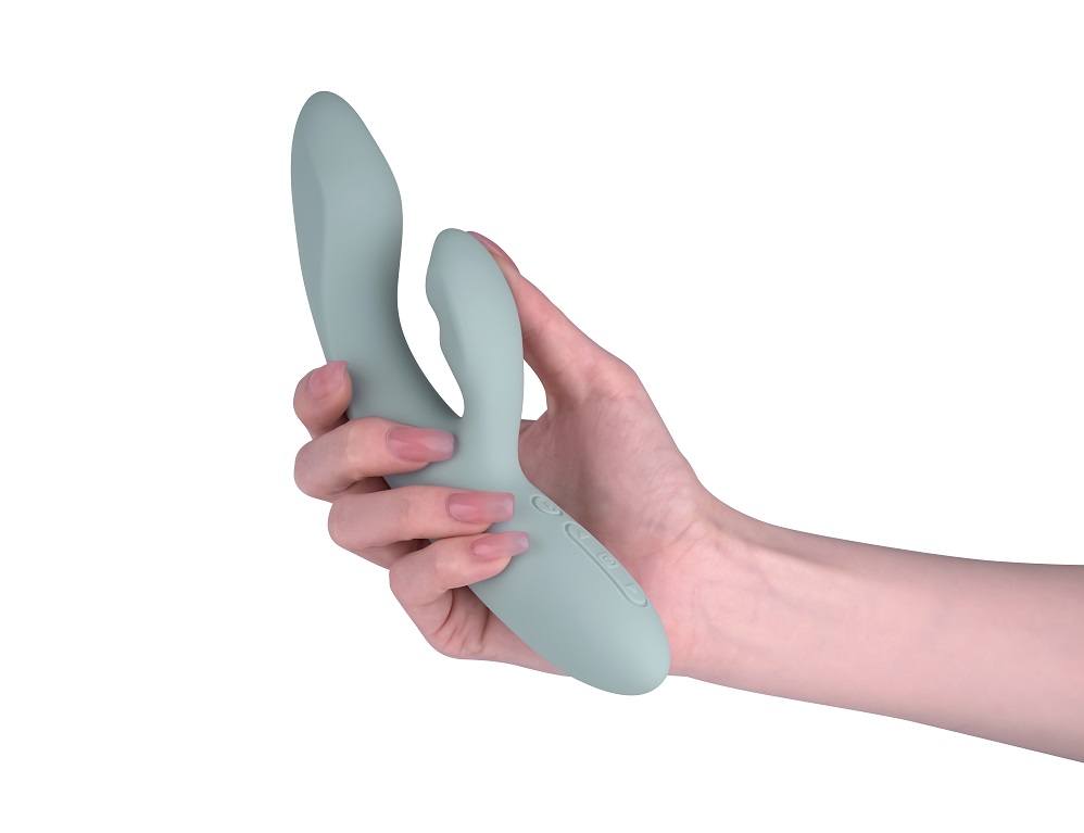 SVAKOM Chika Rabbit Heat App Xanh 18.8cm Nóng