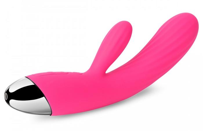 SVAKOM Angel Rabbit Rung Nóng Đỏ G-Spot Đôi